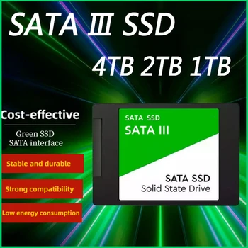 2023 Новый SSD Sata 2 ТБ 4 ТБ Жесткий Диск Sata3 2,5 Дюйма 1 ТБ 560 МБ/с. Высокоскоростной Жесткий Диск Внутренние Твердотельные Накопители Для Ноутбуков