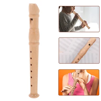Деревянный детский Кларнет Профессиональный 6-луночный Музыкальный кларнет Музыкальные Игрушки Начинающий Рекордер Пикколо Сопрано Детские Чистые флейты