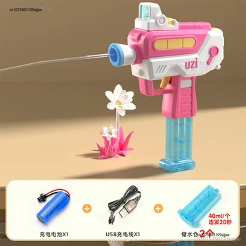 Детский водяной пистолет UZI Vector, летние пляжные игрушки, красочный водяной бластер для девочек и мальчиков, новая игрушка AC67