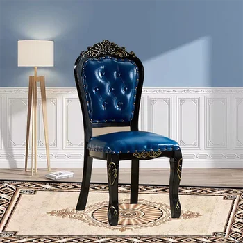 Роскошные обеденные стулья для конференц-зала, ресторана, столовой, Спинка стула для взрослых в скандинавском стиле, мебель для дома Silla Nordica SQCYH