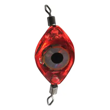 Светодиодный фонарь для привлечения рыбы в форме глаза, рыболовная приманка для подводной охоты (красный)
