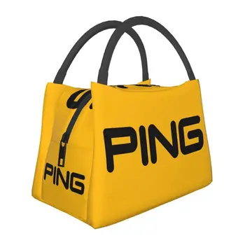 Утепленная сумка для ланча с логотипом Golf для пикника на открытом воздухе, портативный кулер, термос для ланча, женский бокс
